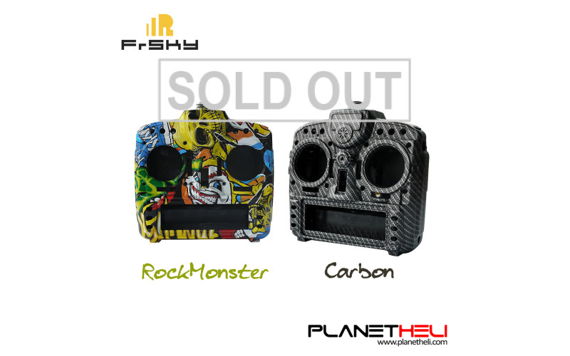 Orginal Frsky Taranis X9D Plus Transmitter Remote Controller Spare Part Carbon Fiber / Rock Monster Custom Shell Case Protector